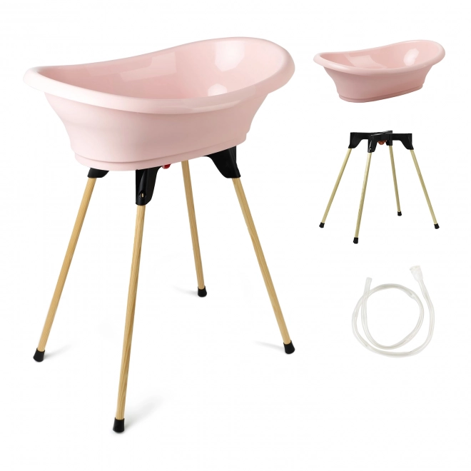 Vasco Baby Bath and Stand Set Powder Pink