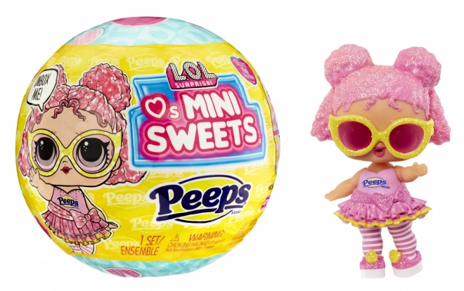 lol surprise loves mini sweets peeps fluff chick doll