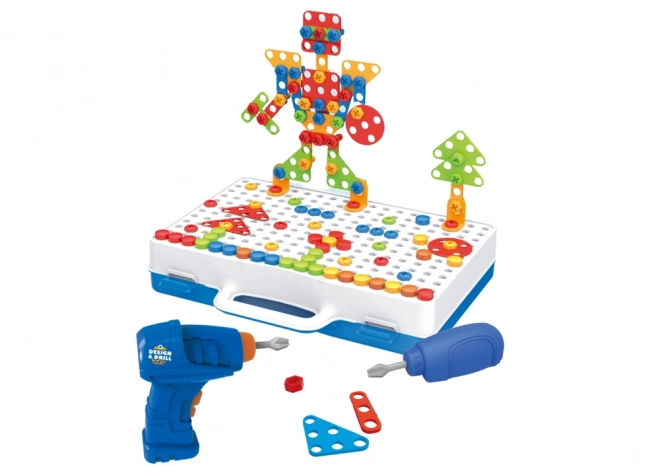 Creative Builder Set with Drill and Carry Case