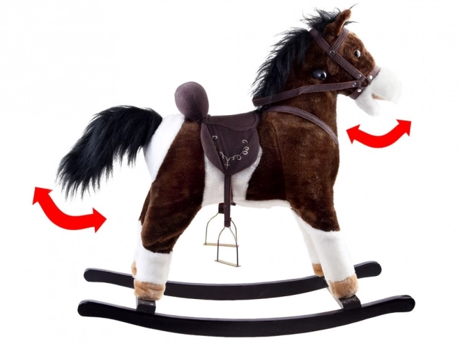 Large rocking horse wags its tail ZA0052