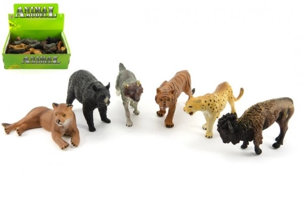 Safari Zoo Animal Figures Set