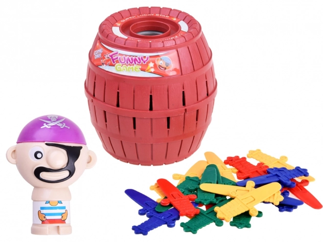 Pirate Barrel Game and Coin Bank