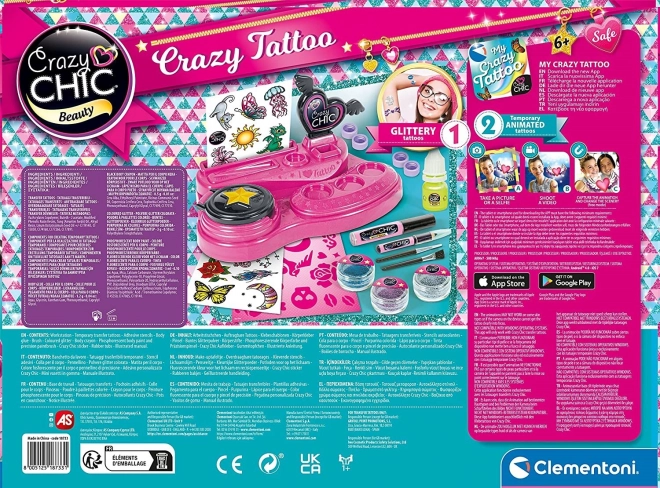 Crazy Chic Glittering Tattoo Kit