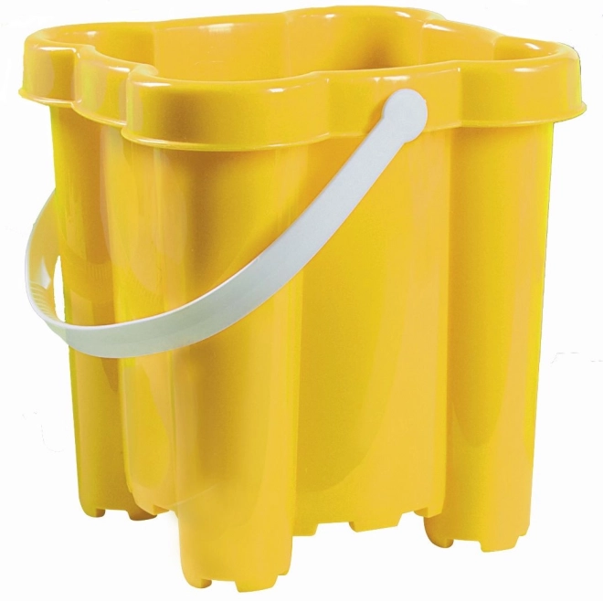 Yellow Sand Bucket Castle with 4 Towers