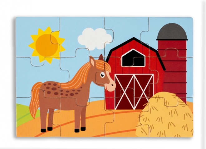 Wooden Puzzle - Life in the Countryside