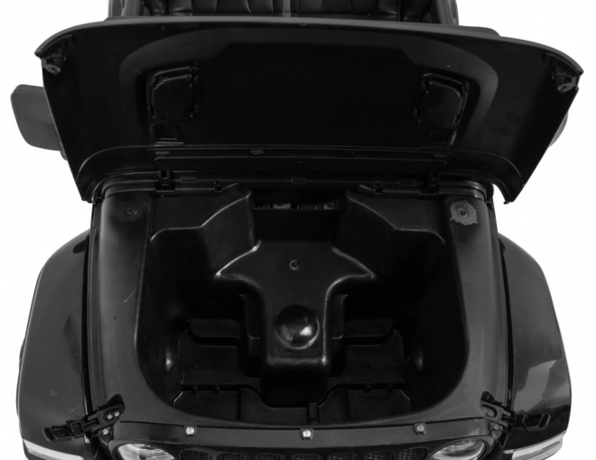 Jeep Wrangler Rubicon baterie pro děti černá + dálkové ovládání + MP3 LED rádio + EVA kola