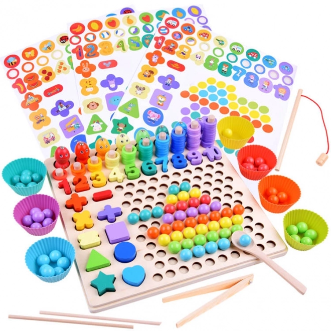 Wooden Counting Learning Puzzle Set