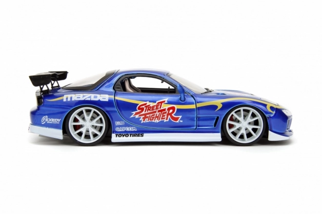 Street Fighter 1993 Mazda RX7 Model by Jada Toys