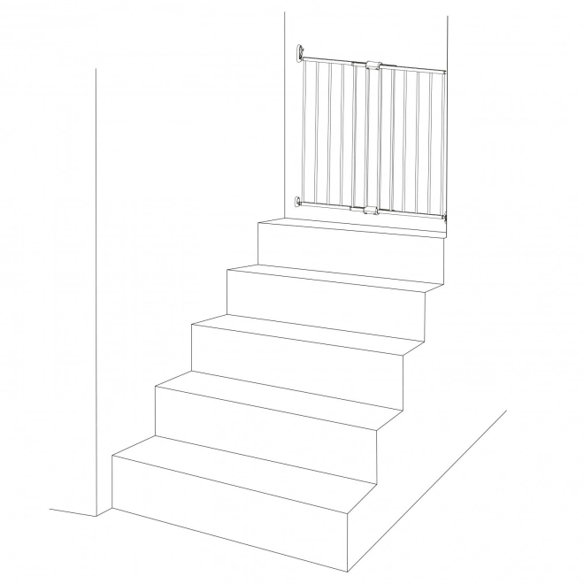 Expandable Wall-Mounted Baby Gate