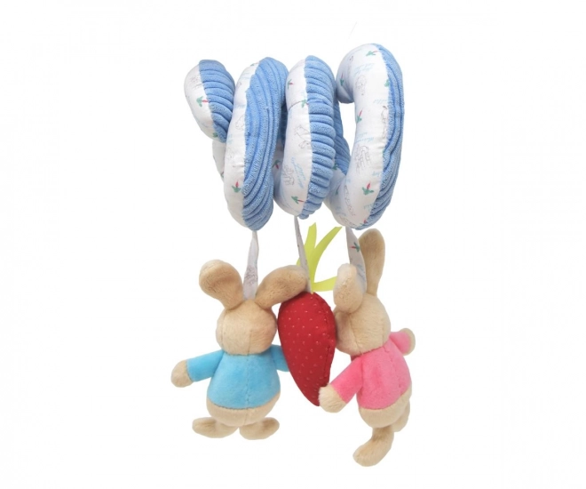 Rainbow Spiral Rattle Flopsy Bunny Activity Toy