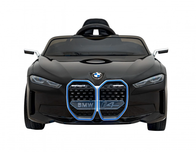 Auto BMW i4 na akumulátor pre deti biele – Čierne