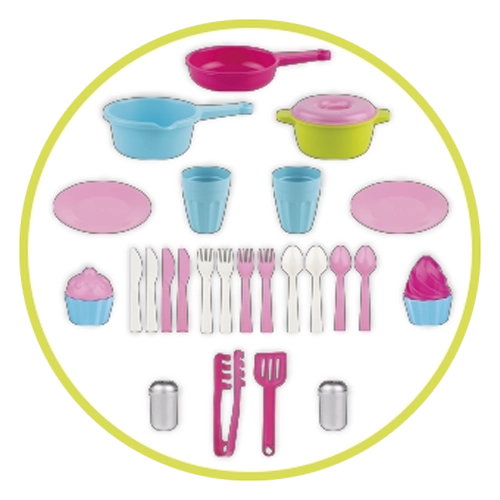 Androni Travel Kitchen Set with 25 Accessories