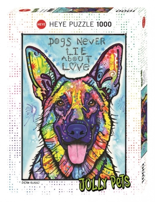 Heye Jolly Pets Puzzle: Dogs Never Lie 1000 Pieces