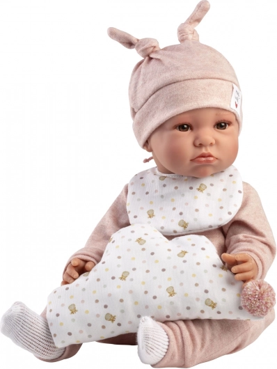 Realistic baby doll with sounds and soft body 45 cm