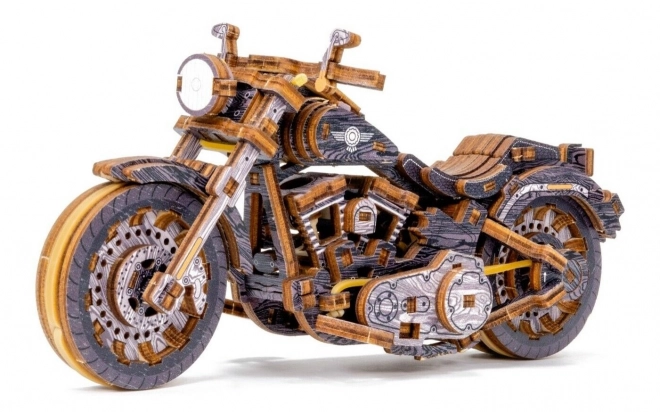 3D Wooden Puzzle Cruiser Motorcycle Limited Edition