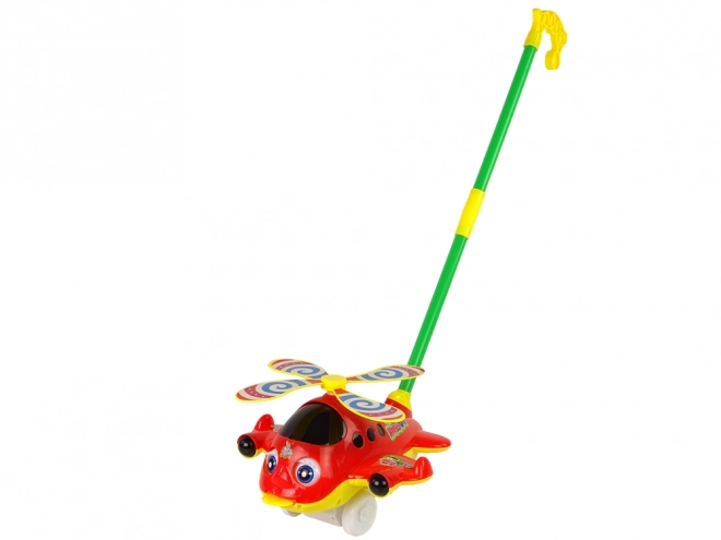 Push Toy Airplane with Bell