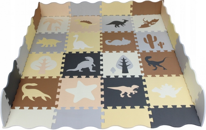 Foam Puzzle Dinosaurs with Borders