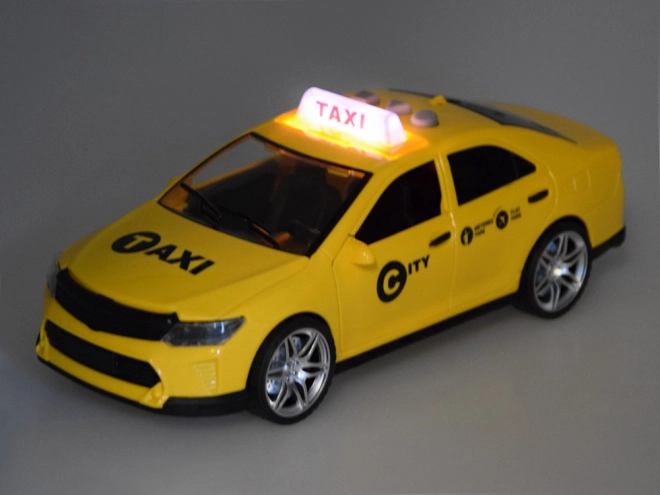 Interactive Taxi Toy with Light and Sound