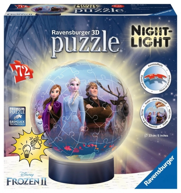 Lighting 3D Puzzle Ball Frozen 2 by Ravensburger