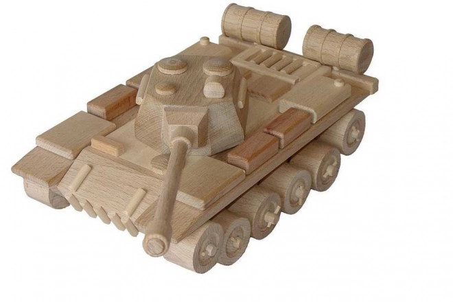 Wooden Russian Style Tank Model