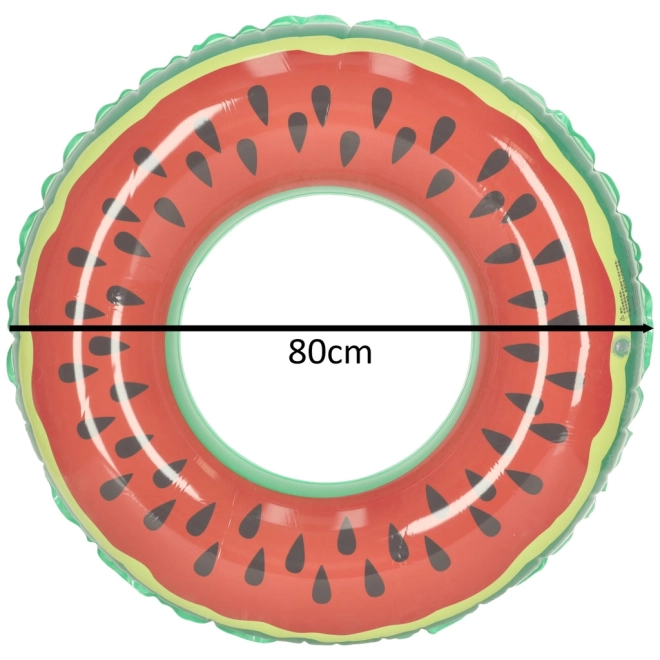 Large Inflatable Watermelon Swimming Ring – 90 cm