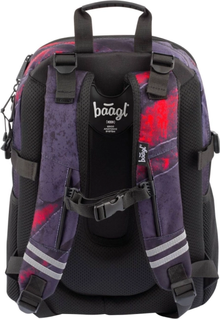 BAAGL ENSEMBLE 3 Core Láva: sac à dos, trousse, sac