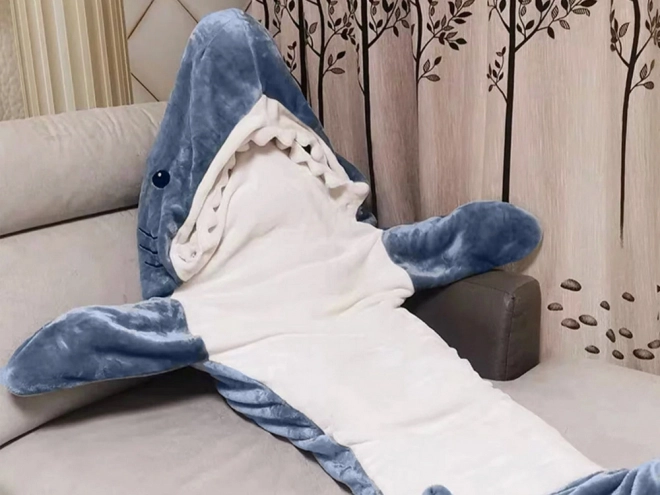 Shark Blanket Pajama Costume