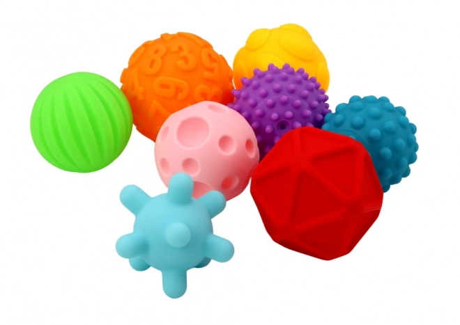 Sensory Balls Set - 8 Colorful Textured Pieces