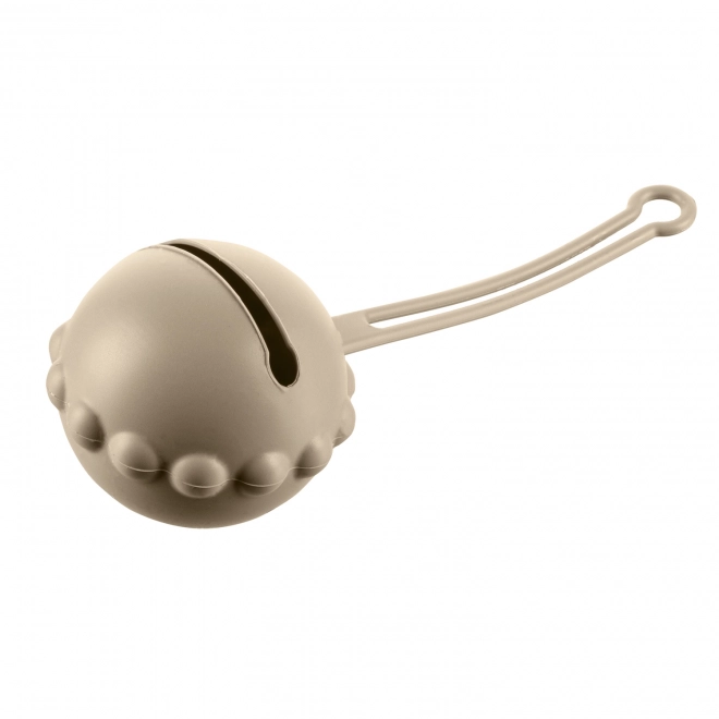 Silicone Pacifier Holder Sand Beige