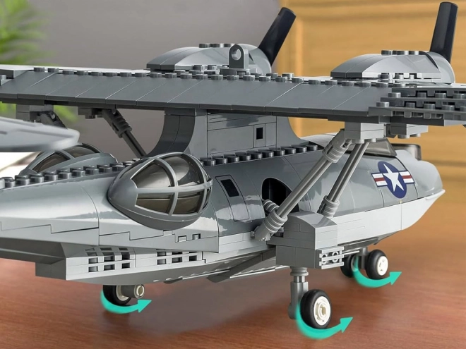 Technical Block Set Combat Plane PBY-5A Catalina