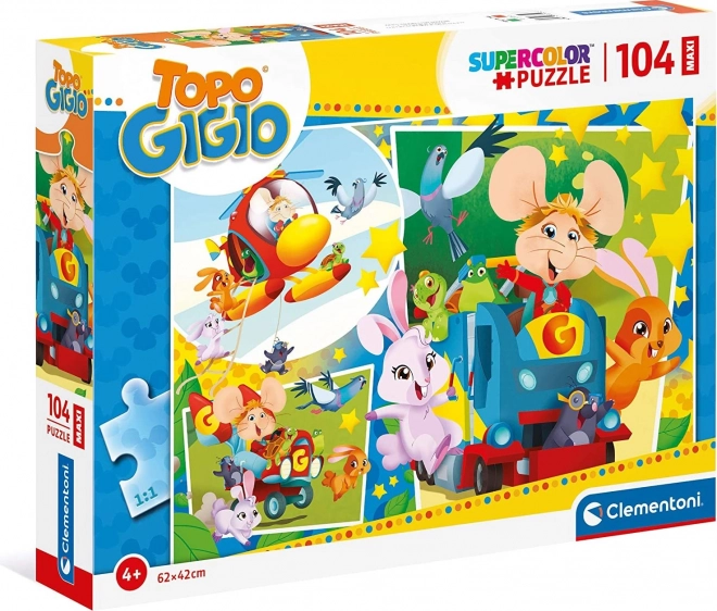 Clementoni Myšák Gigio Maxi 104 Pieces Puzzle