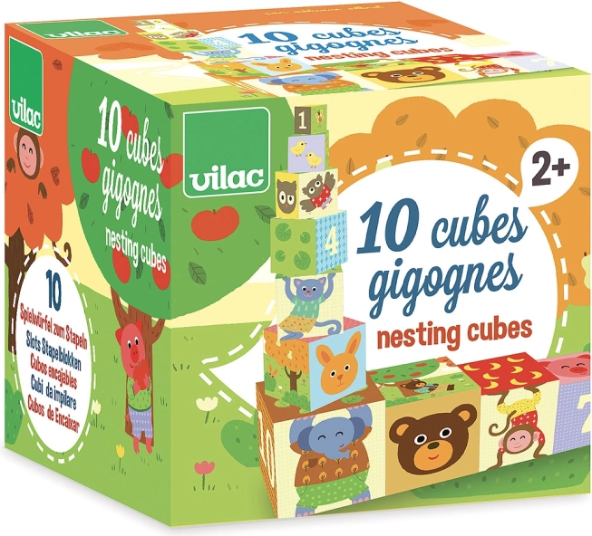 Set van 10 stapelblokken