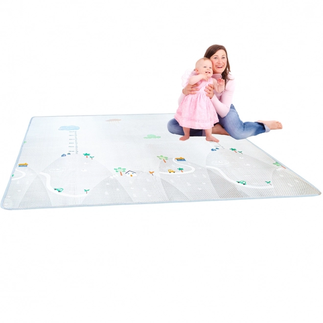 Large Foam Play Mat with Height Chart