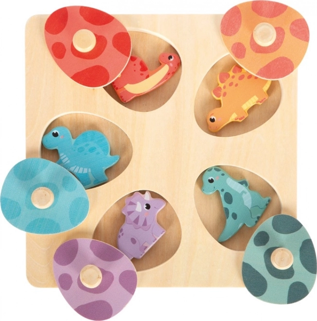 Puzzle in legno con dinosauri di small foot