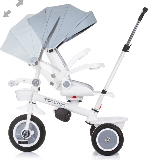 Chipolino Marathon 2-in-1 Tricycle with Canopy Ash Grey