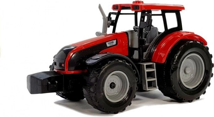 Realistic red tractor for action-packed play