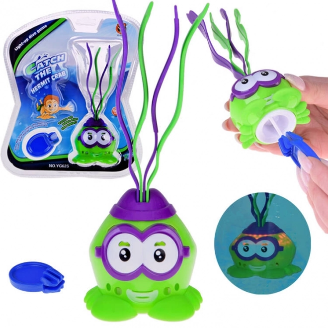 Glow Dive Hermit Crab Bath Toy