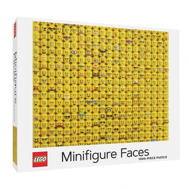 Puzzle LEGO Minifigure Faces 1000 Pieces