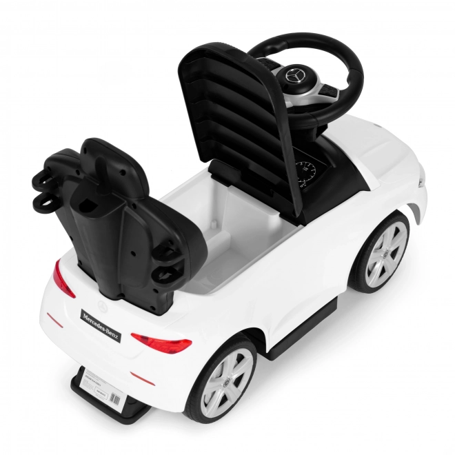 Ride-On Pusher Car with Interactive Mercedes Steering Wheel