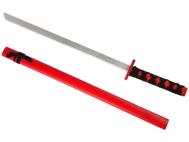 Wooden Red Knight Sword 73 cm