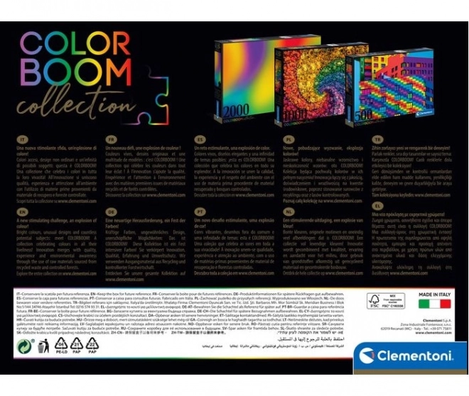 Clementoni Puzzle ColorBoom: Beautiful Marbles 1000 Pieces