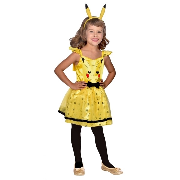 Pikachu Kids Costume for Ages 4-6