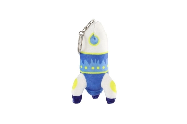 Plush Rocket Keychain