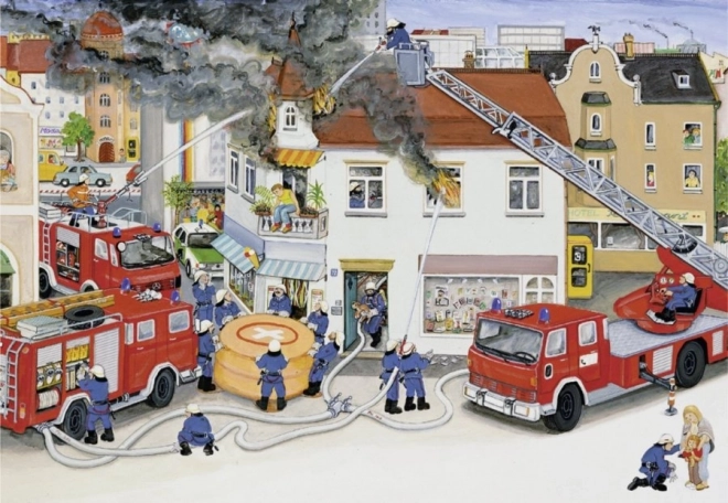 Ravensburger Fire Brigade Puzzle Set 2x24 Pieces