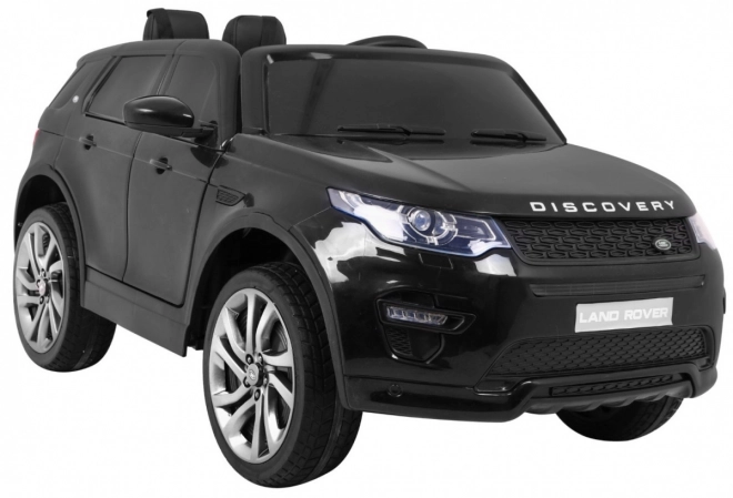 Land Rover Discovery for kids black + Remote control + 5-point safety belts + Seat adjustment + EVA + MP3 LED