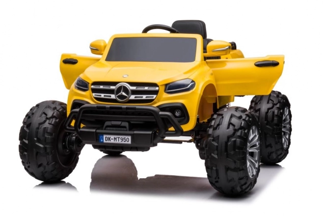 Battery-Powered Mercedes DK-MT950 4x4 Gold-Yellow Lacquer