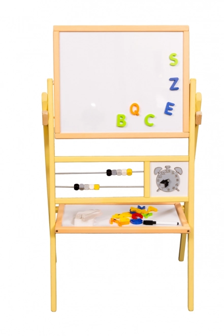 Magnetic Chalkboard Abacus Grey