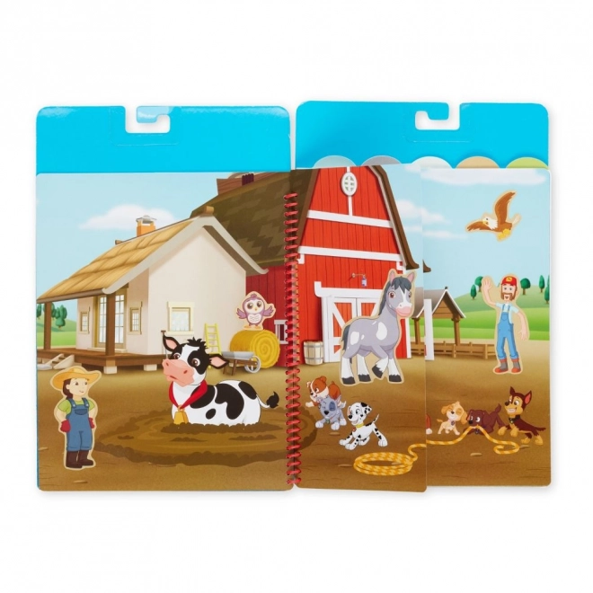 Paw Patrol Reusable Stickers Flip-Flap Bay Adventures