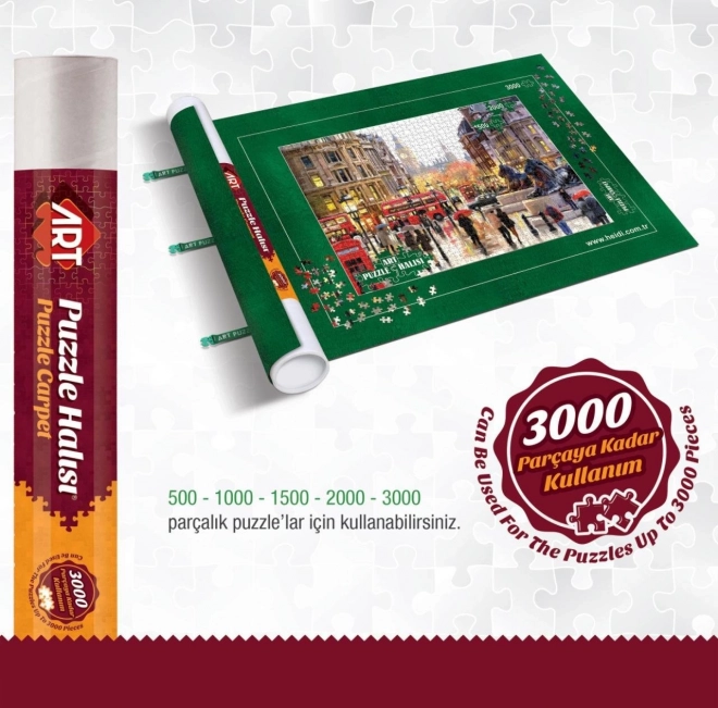 Art Puzzle Rolling Mat for Up to 3000 Pieces