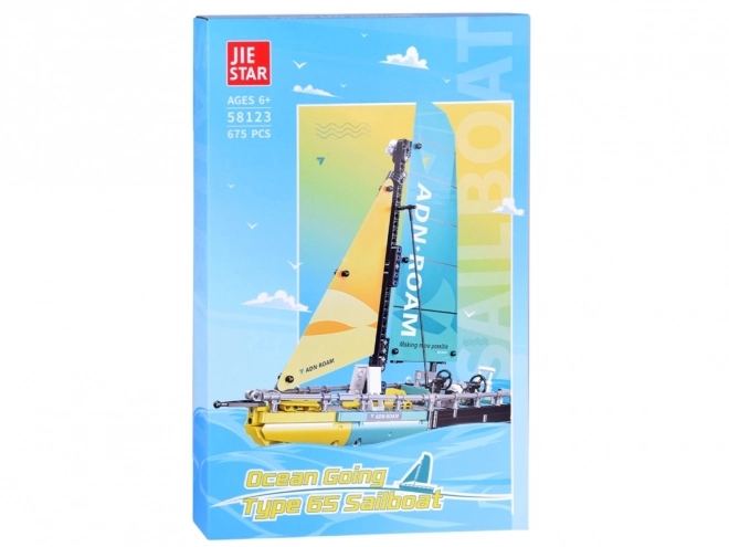 Sailboat Building Set with 675 Pieces